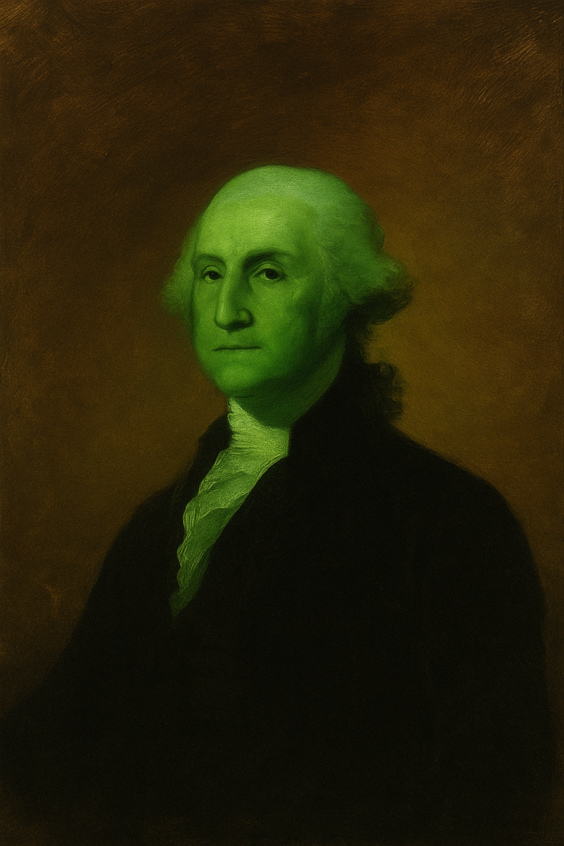AI Generated portrait of George Washington